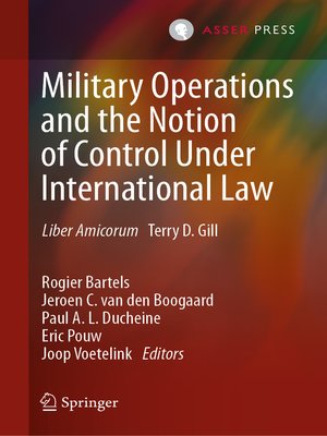 cover image of Military Operations and the Notion of Control Under International Law